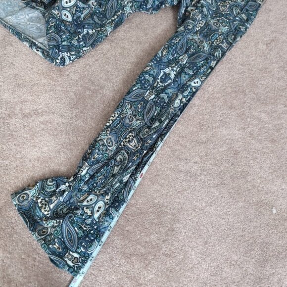 George Strait Wrangler Floral Flip Cuffs Western Cowboy Paisley Shirt Men's XL - Picture 8 of 9